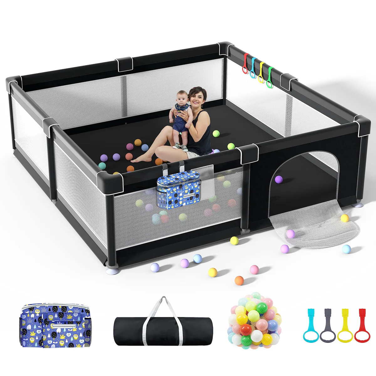 LUTIKIANG Baby Playpen
