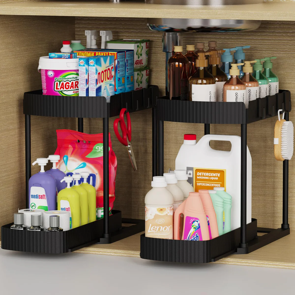 Ukeetap Under Sink Pull Out Cabinet