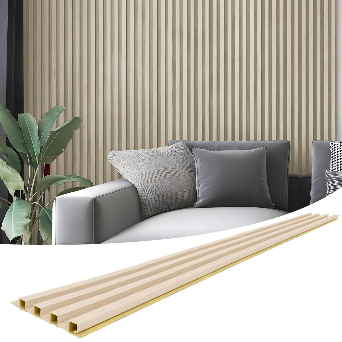Art3d WPC Acoustic Slat Wall Panel