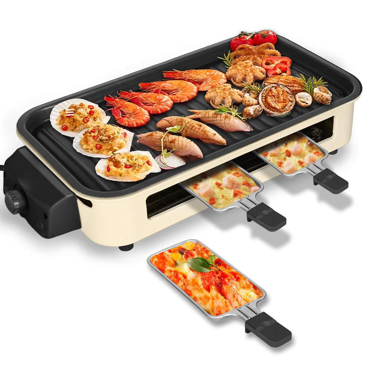 YOHAWJAN Smokeless Indoor Electric Grill