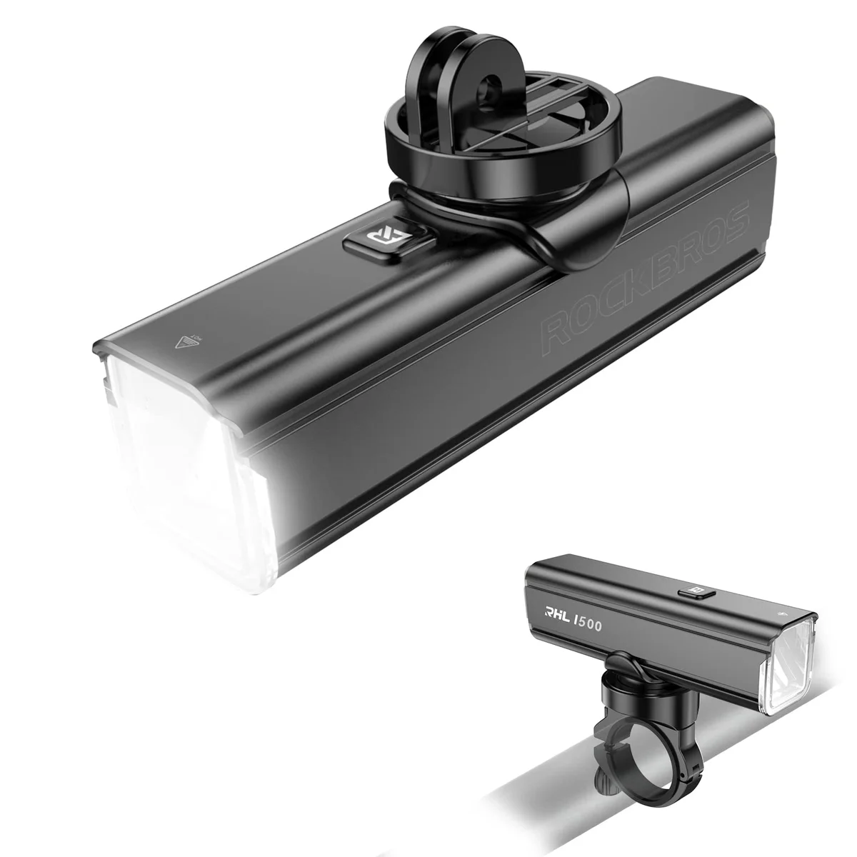 ROCKBROS Bike Front Light USB Rechargeable