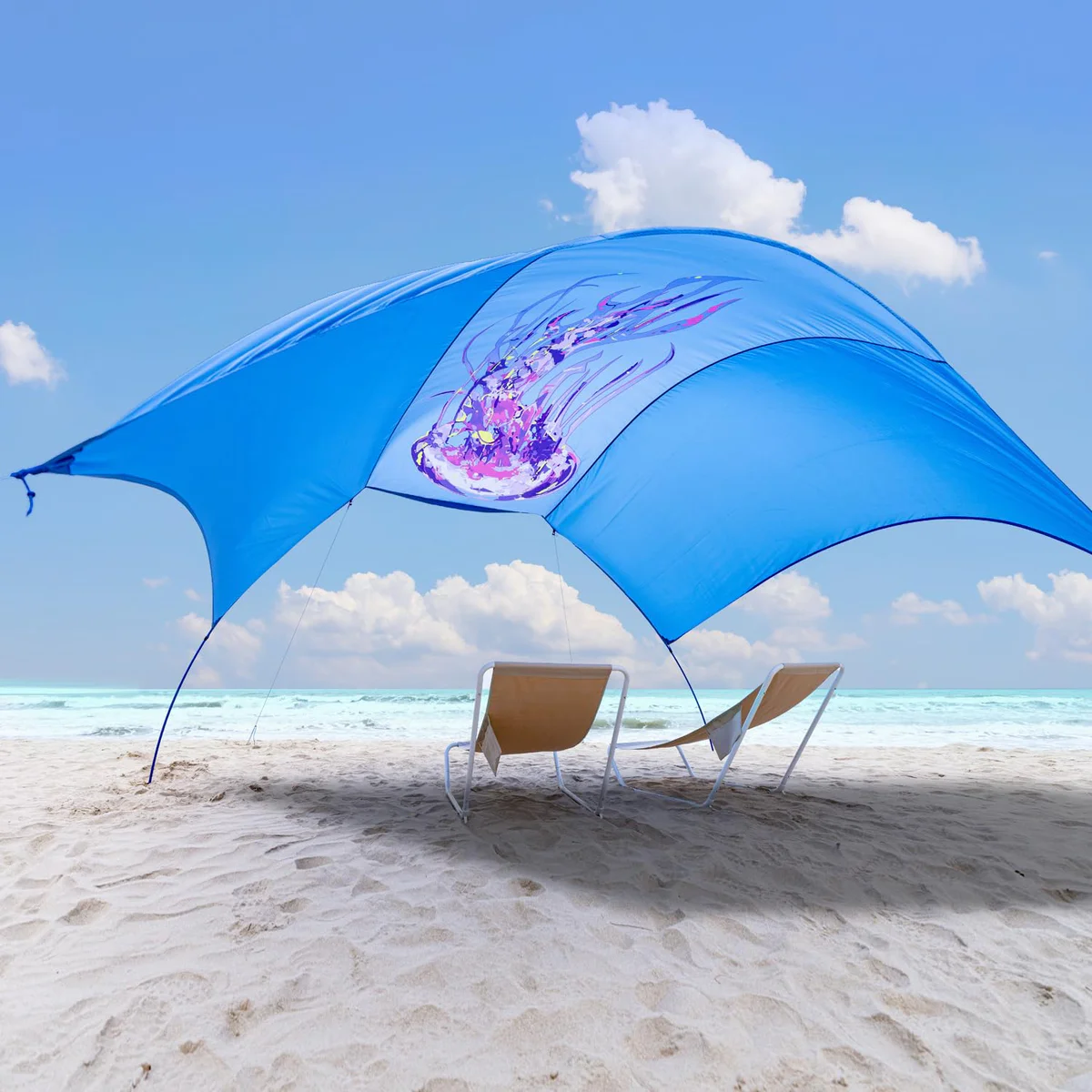 ALYCASO Blue Sun Shade Canopy