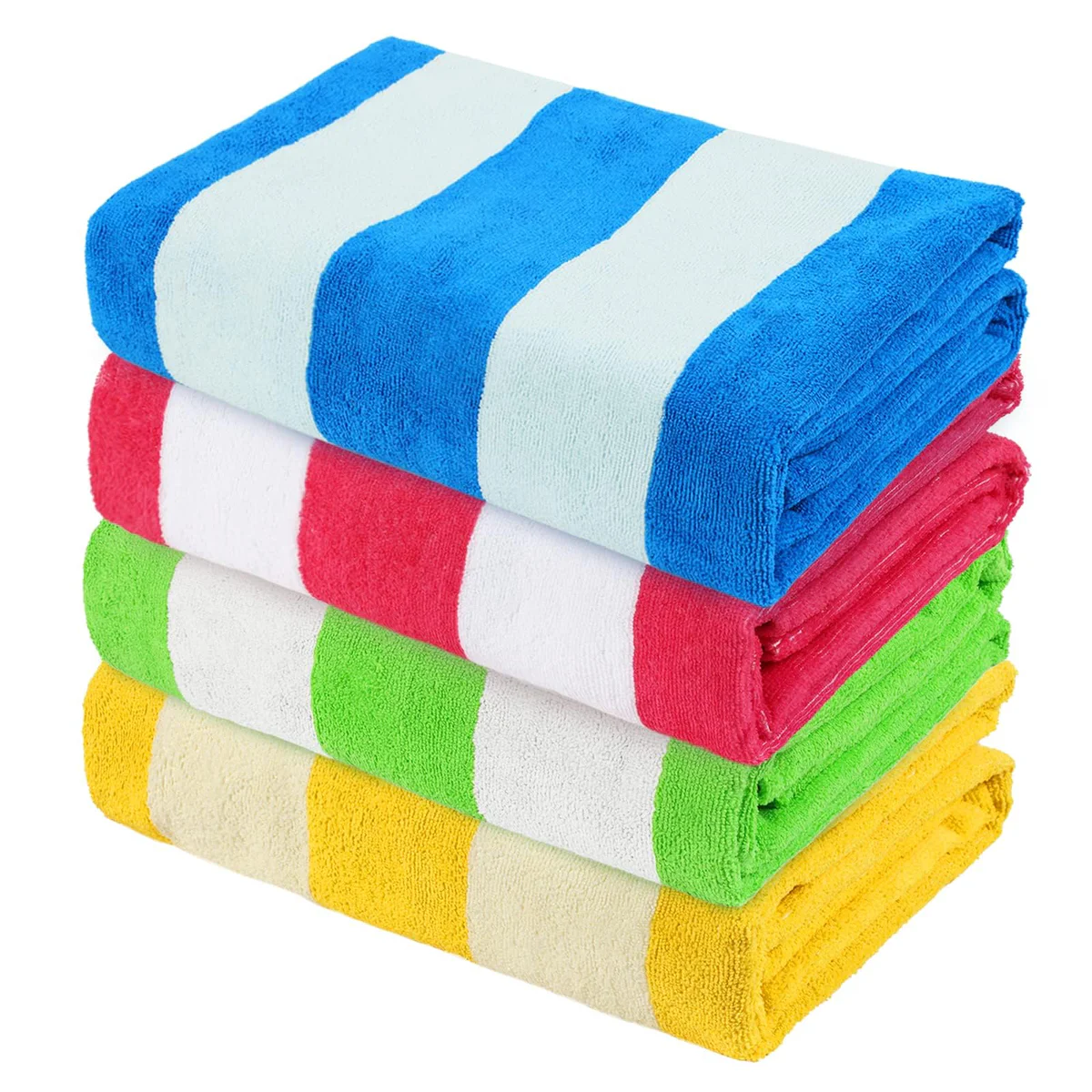 Exclusivo Mezcla Cabana Stripe Beach Towels