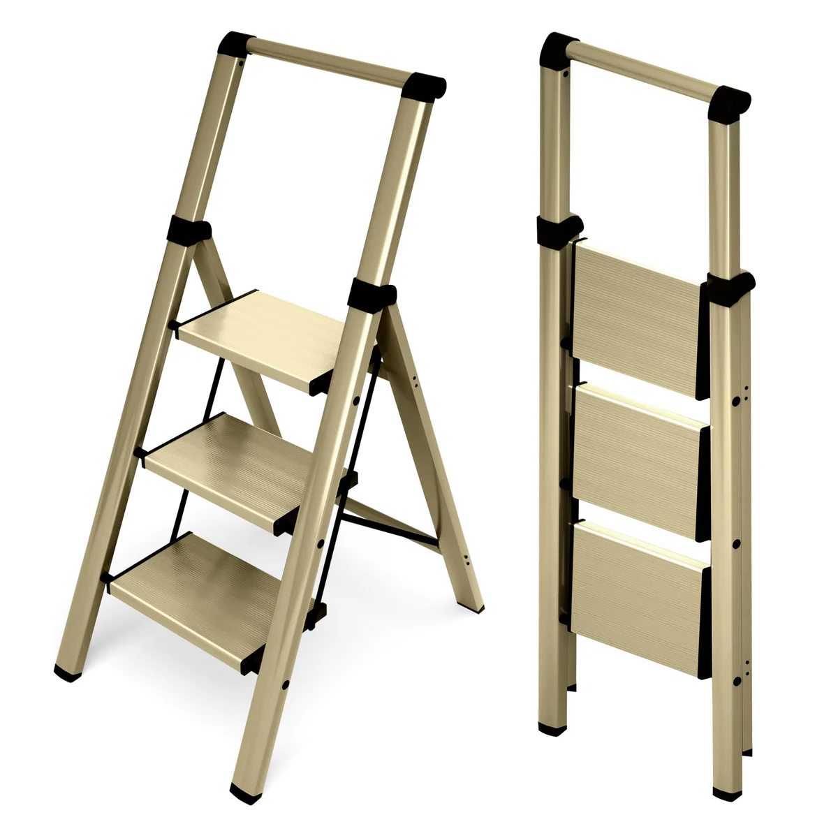 HillhutApex 4-Step Aluminum Step Ladder