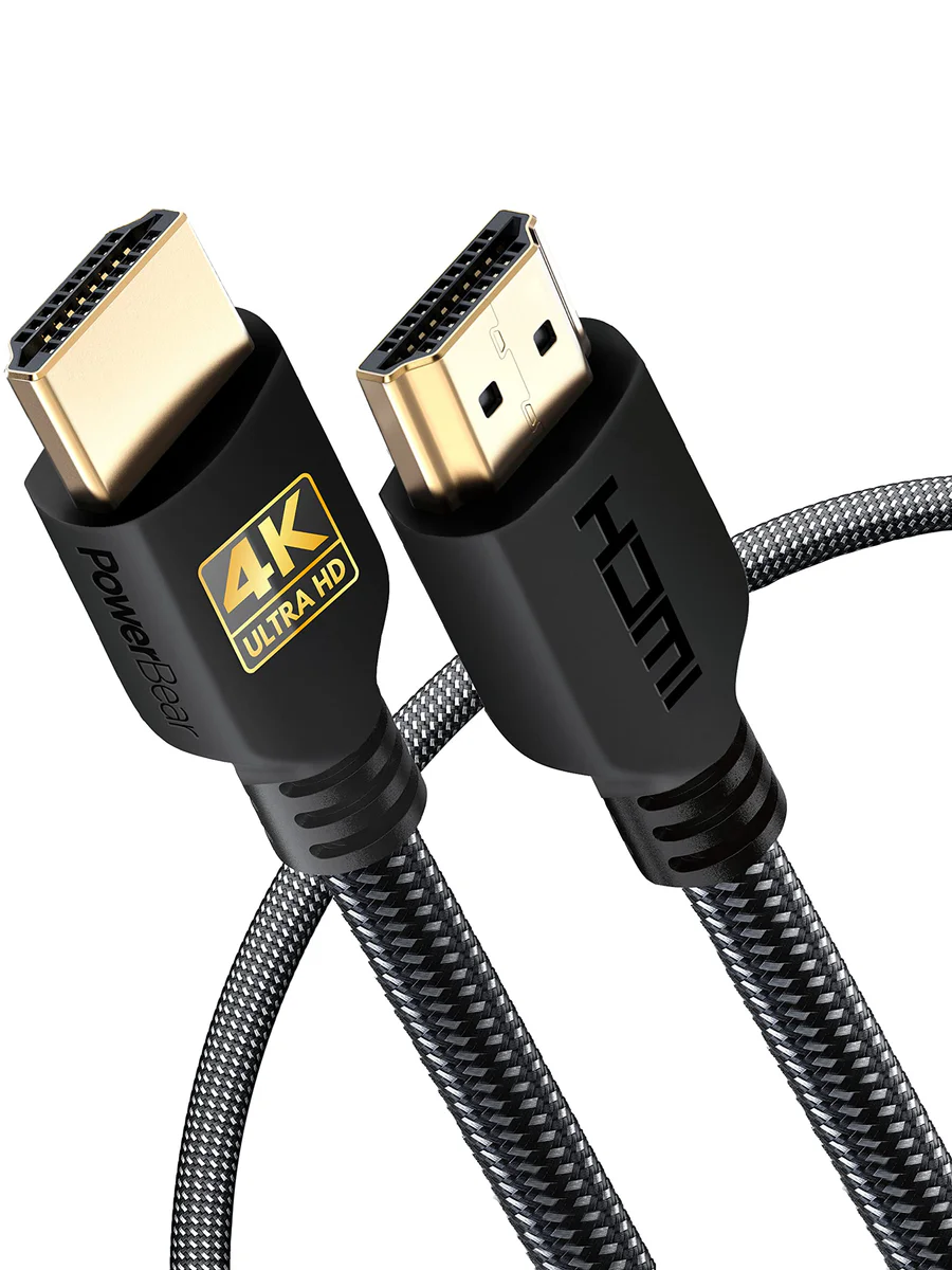 PowerBear 4K HDMI Cable - High Speed Braided Cord