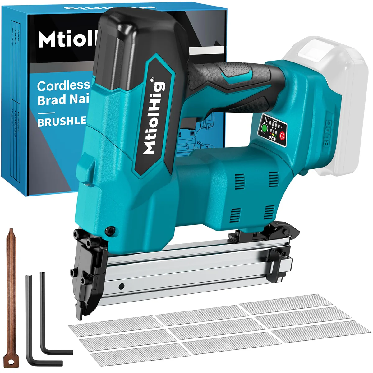 MtiolHig 18 Gauge Cordless Brad Nailer