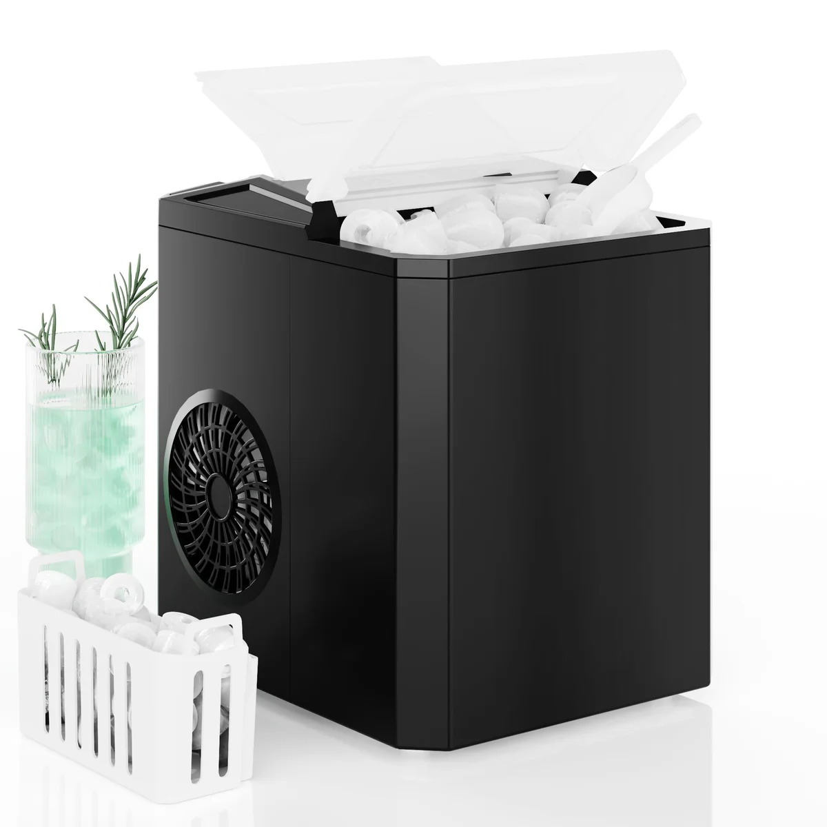 DUMOS Portable Ice Maker Machine Countertop