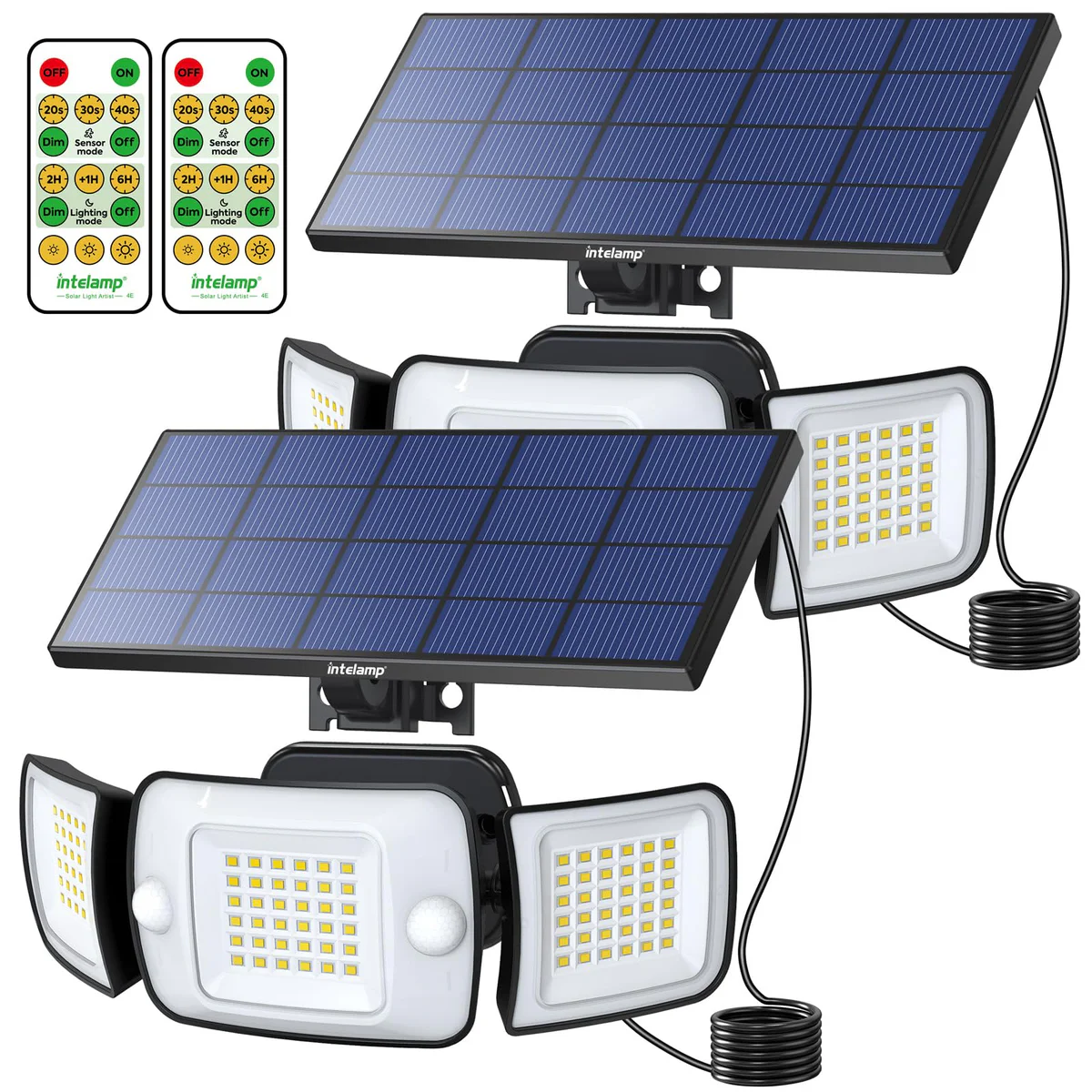 intelamp Solar Path Lights Outdoor