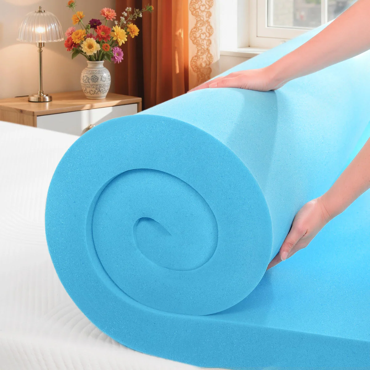 SyMax Memory Foam Mattress Topper