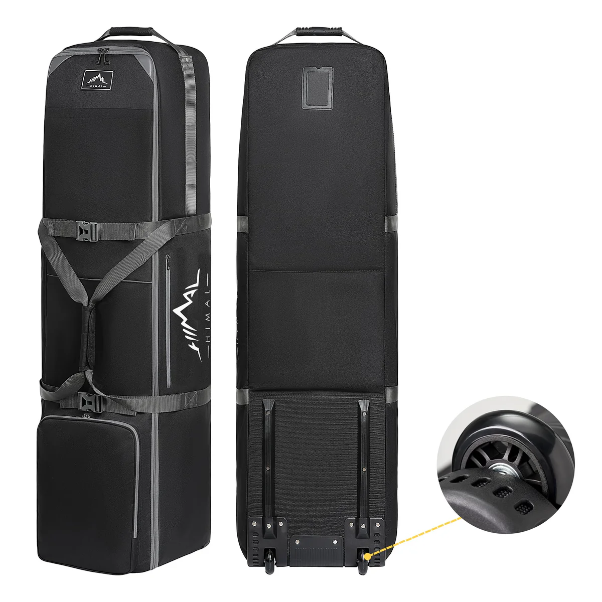 GoHimal Golf Travel Bag with Wheels