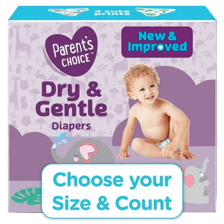 Parents Choice Dry & Gentle Baby Diapers 116 Ct 