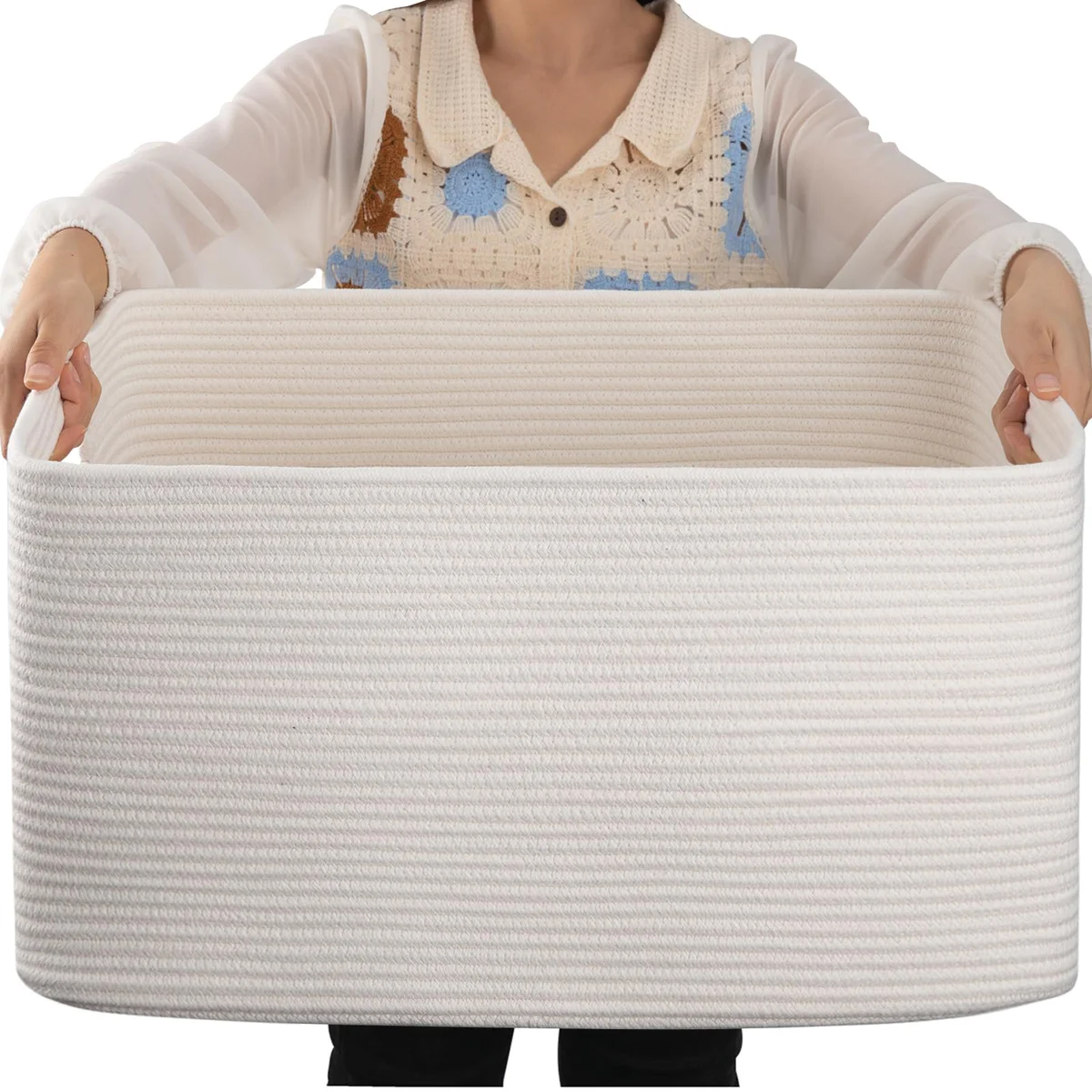 OIAHOMY Blanket Basket