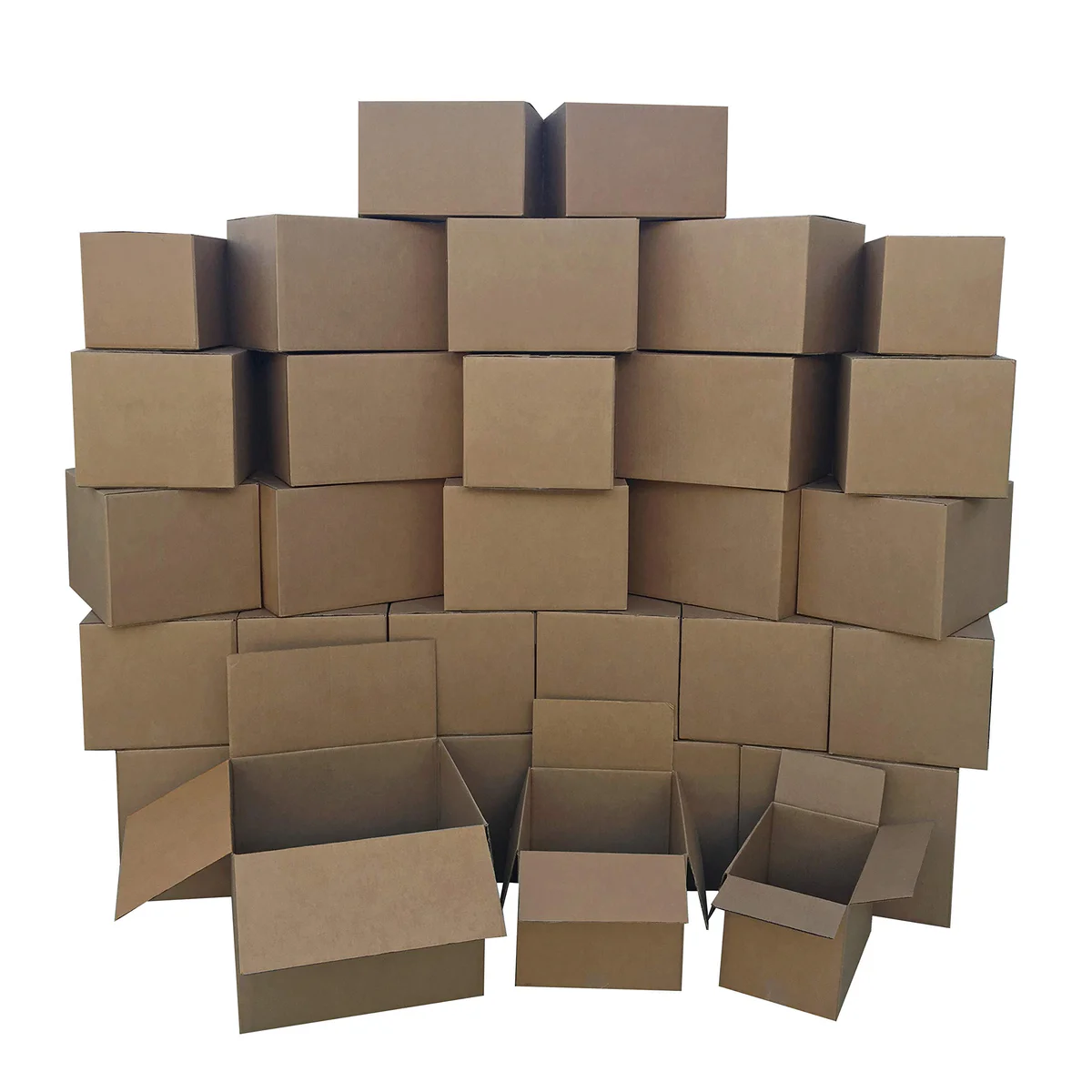 Amazon Basics Moving Boxes - Small/Medium/Large Bundle, 30-Pack