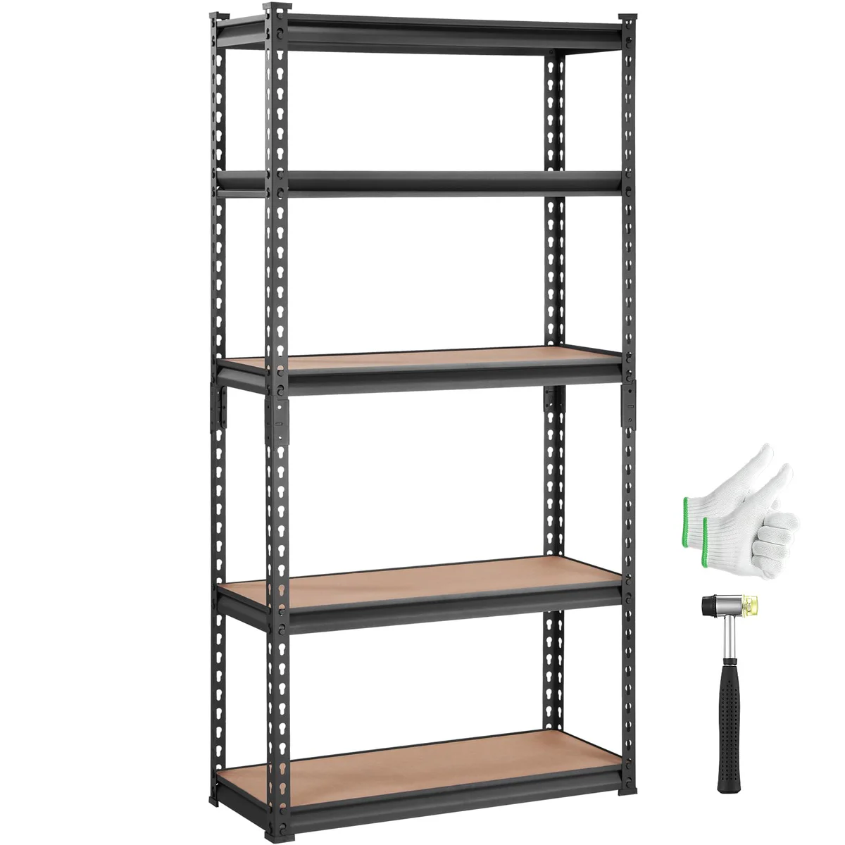 VEVOR 5-Tier Metal Storage Shelving Unit