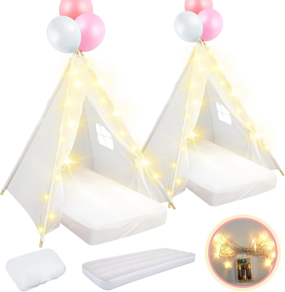Lemosae Kids Teepee Tent Playhouse