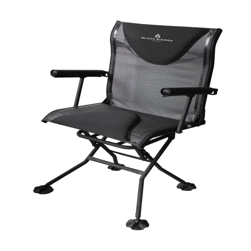 Black Sierra Deluxe Swivel Chair