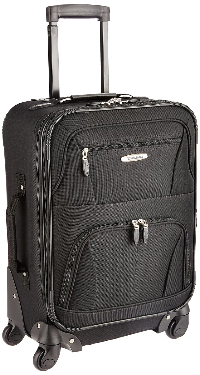 Rockland Luggage, Black, Carry-On 20-Inch