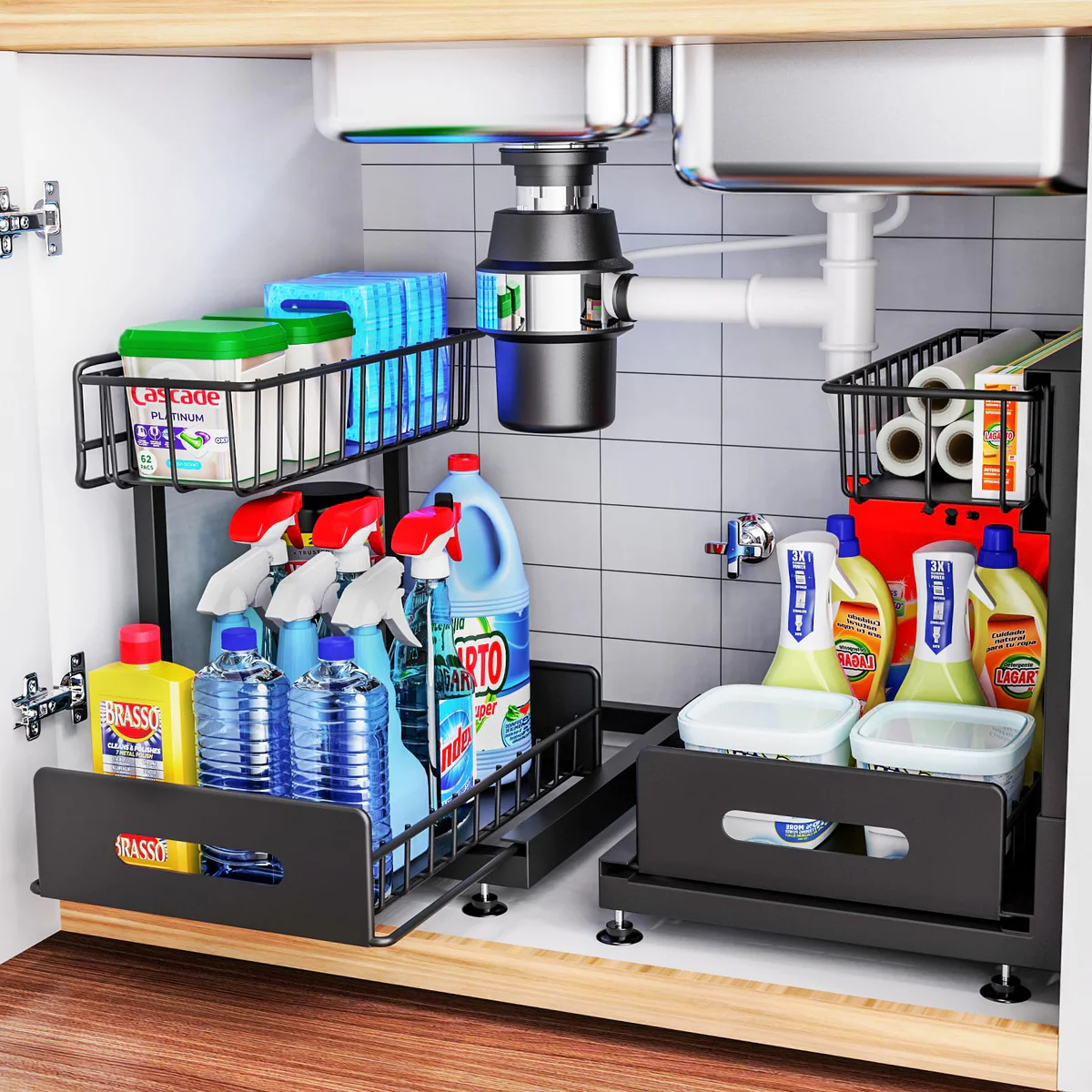 Dataroad Selead Under Sink Pull Out Cabinet Organizer