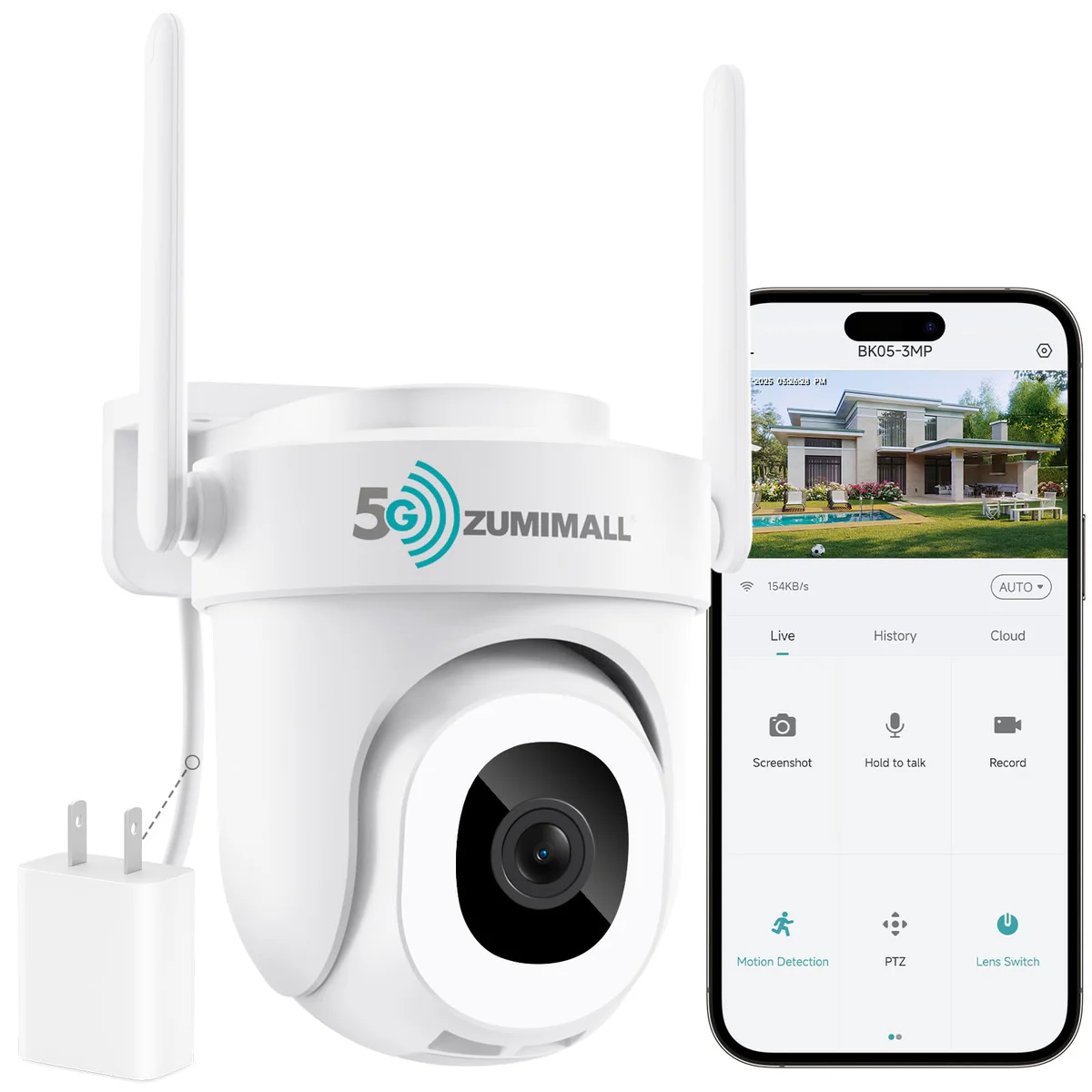 ZUMIMALL Security Camera