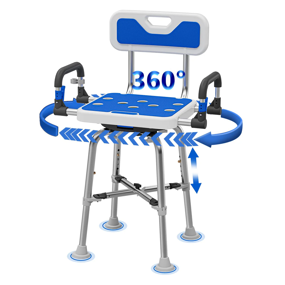 Drseats Swivel Shower Chair Heavy Duty Bath Seat