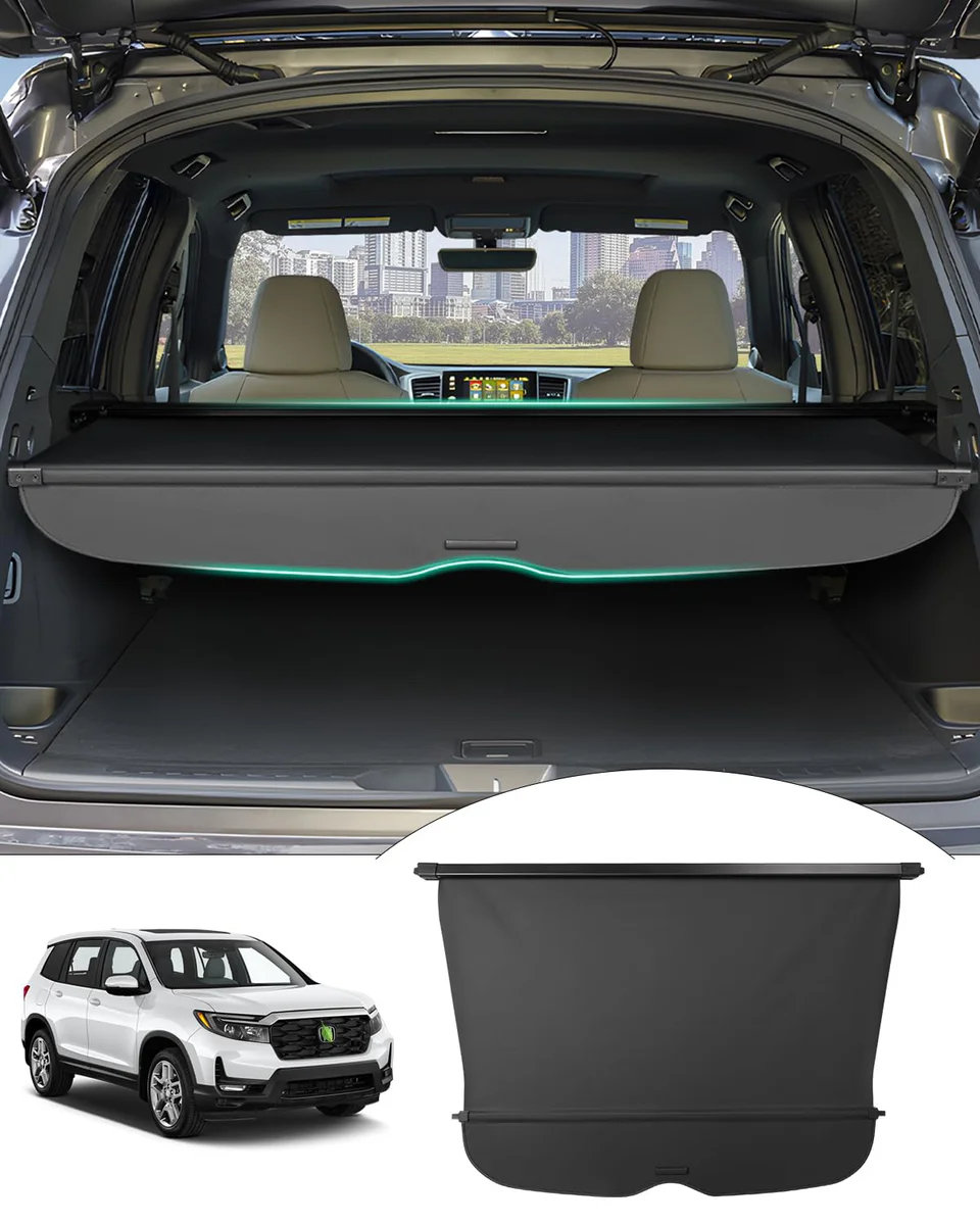 Powerty Retractable Trunk Cargo Cover 