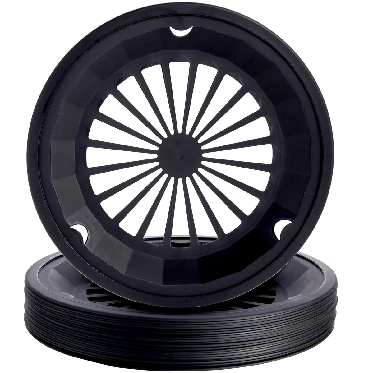 Juvale Plastic Paper Plate Holders, 9-Inch, Reusable