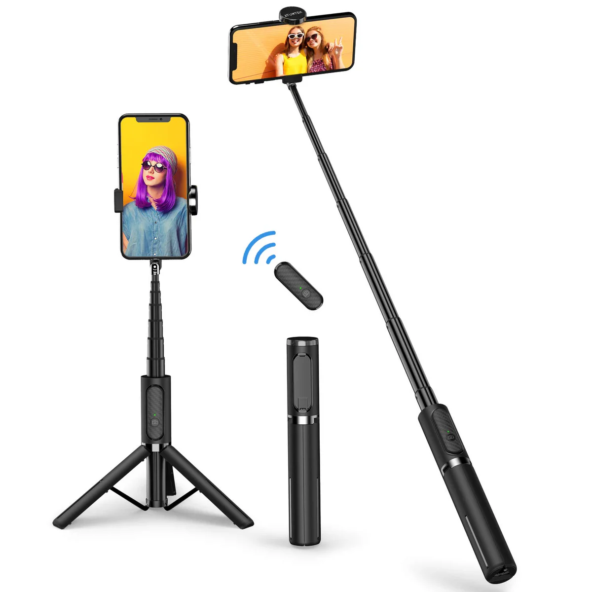 ATUMTEK Extendable Selfie Stick Tripod
