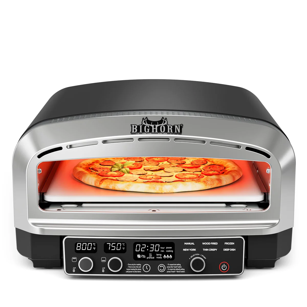 BIG HORN OUTDOORS Electric Pizza Oven