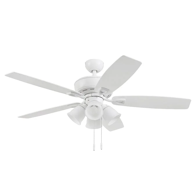 Harbor Breeze Notus 52-in White LED Indoor Ceiling Fan 