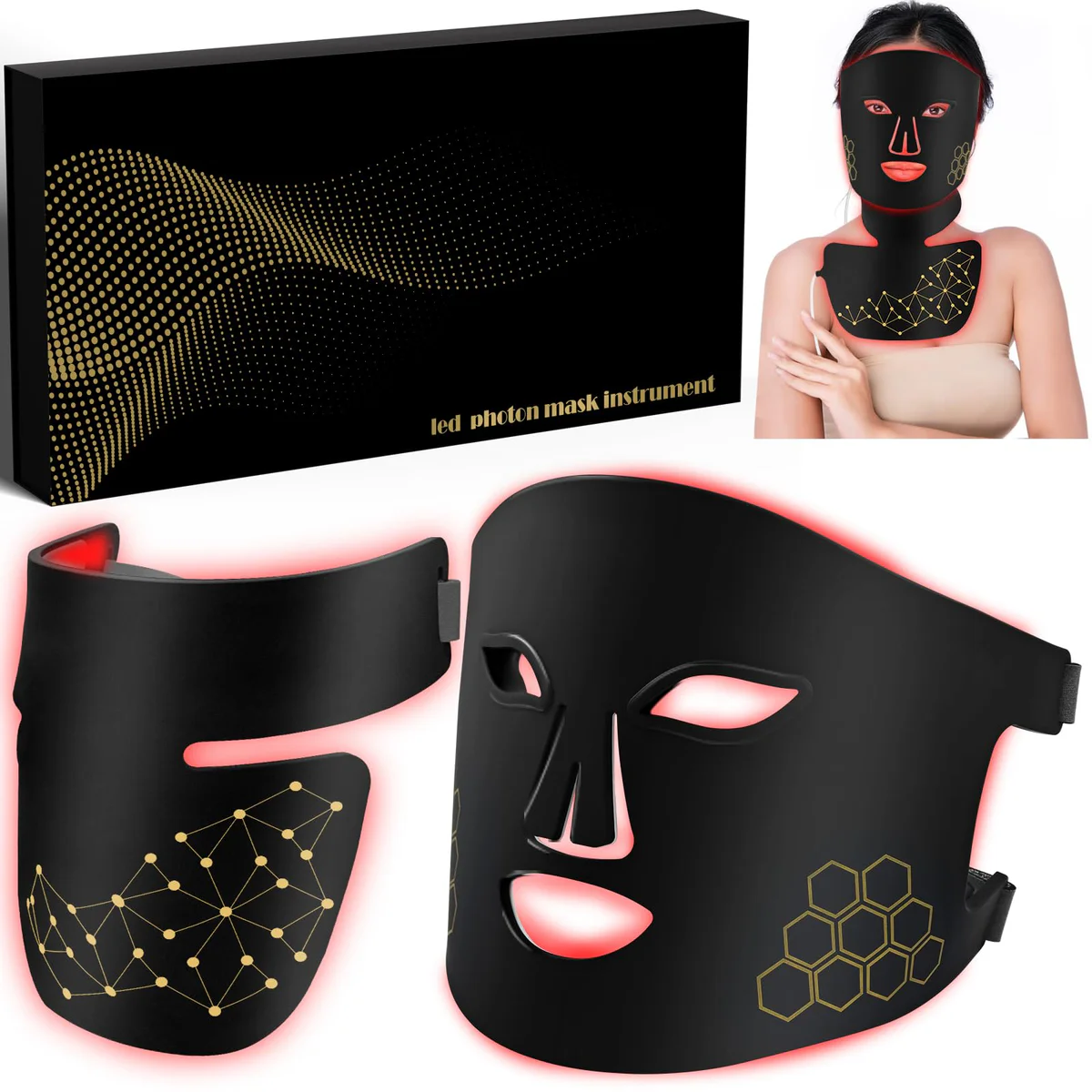 YOEYOU Red Light Therapy Face Mask