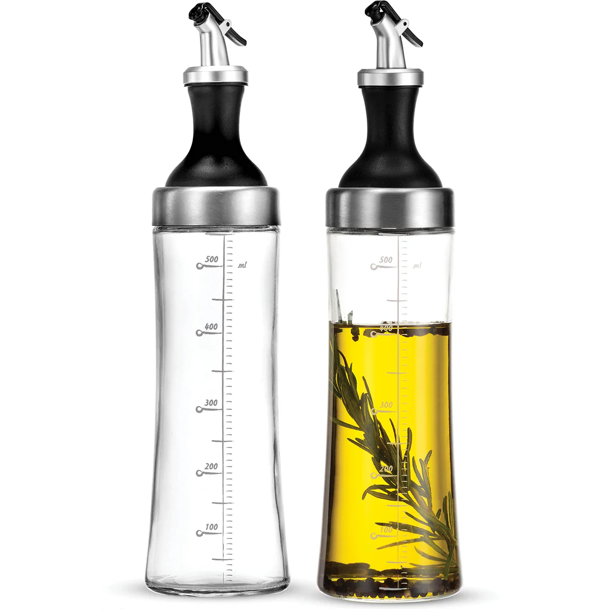 FineDine Superior Glass Oil and Vinegar Dispenser