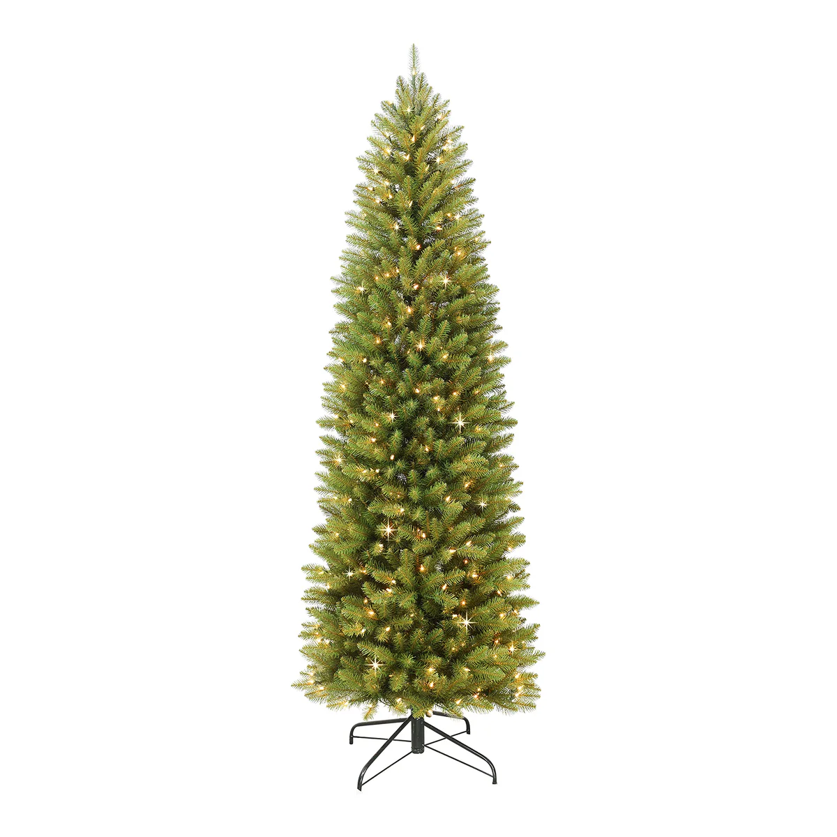 Puleo International Pre-Lit Artificial Christmas Tree