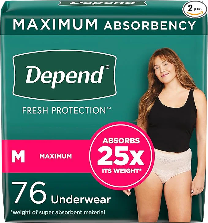 Depend Incontinence Underwear 
