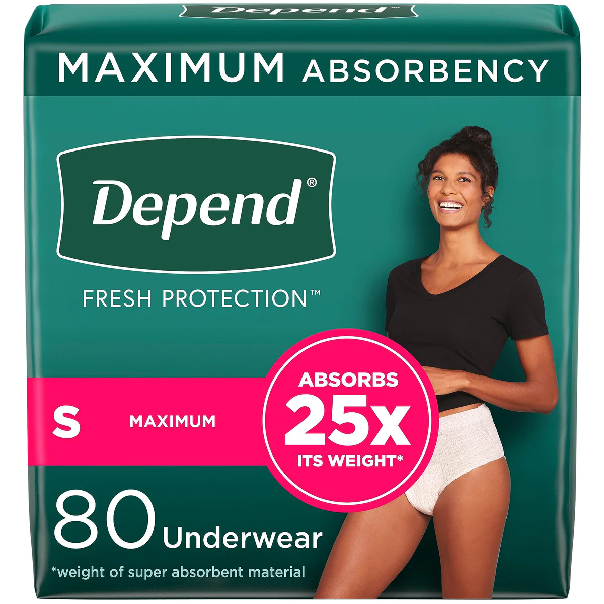 Depend Fresh Protection Women's Incontinence Underwear