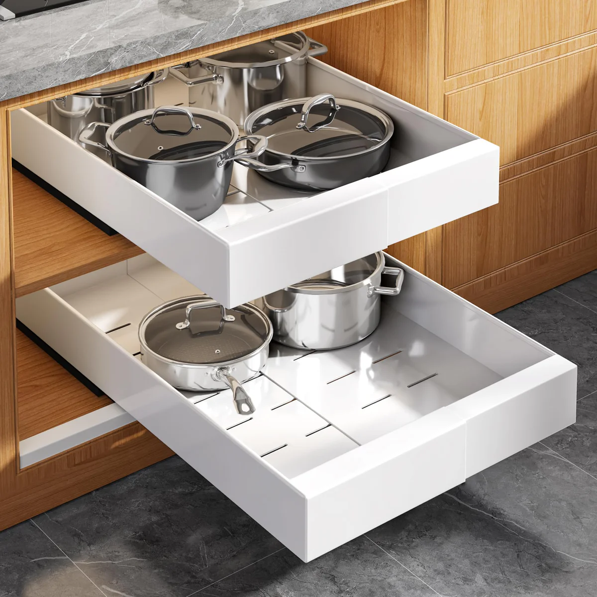 Seinloes Pull-Out Under Sink Cabinet Organizer