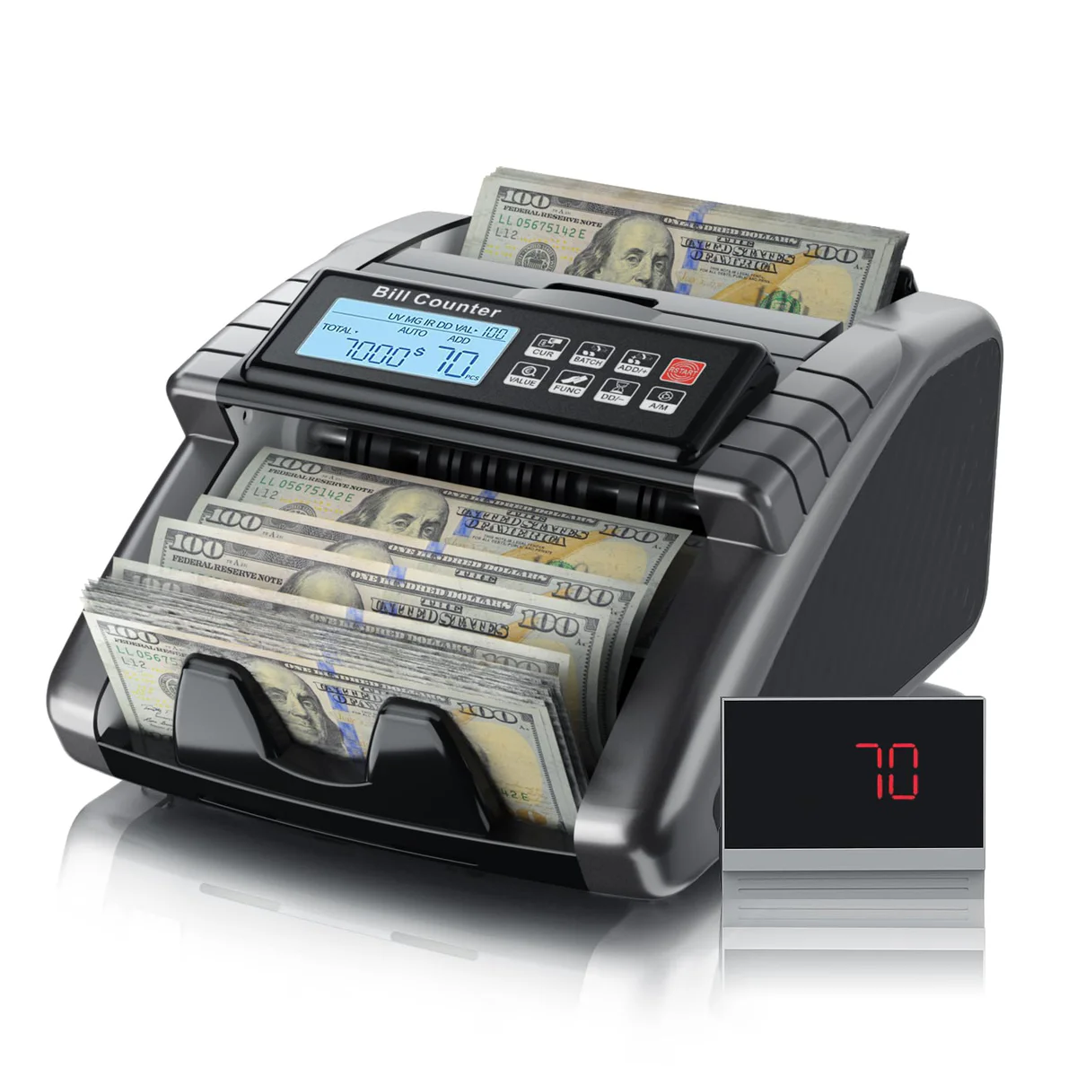 LOLARAN Money Counter, Counterfeit Detection