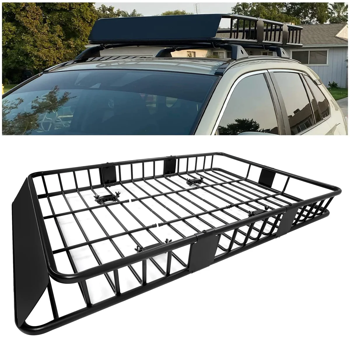 ECOTRIC Hitch Mount Cargo Carrier Basket