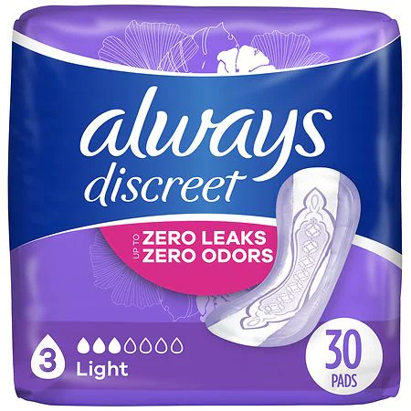Always Discreet Maximum Absorbency Incontinence Pads