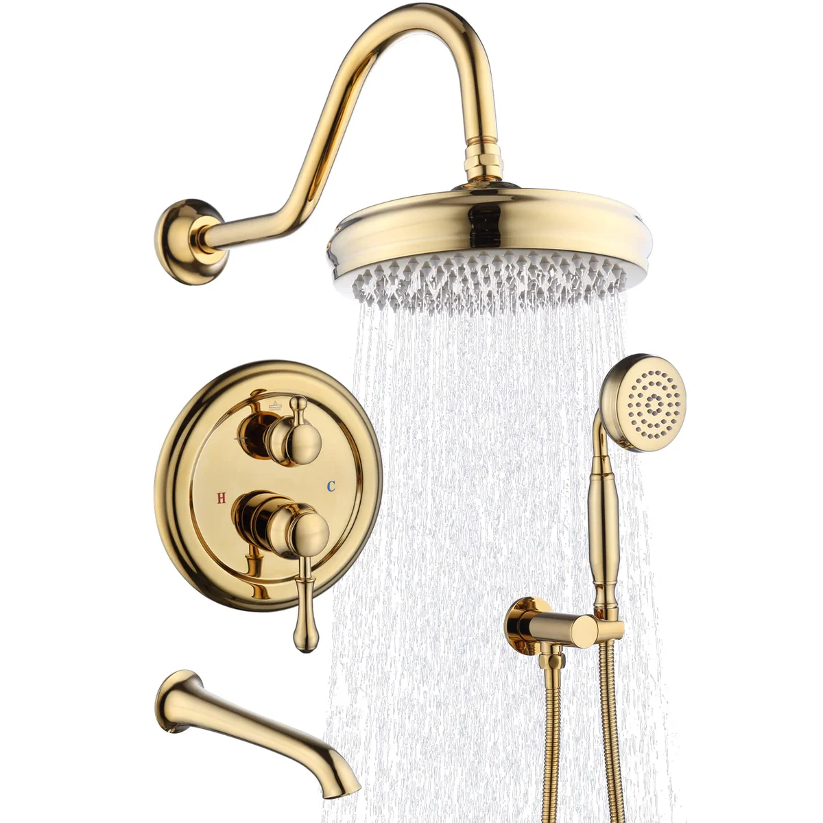 Enga Shower Tub Faucet System