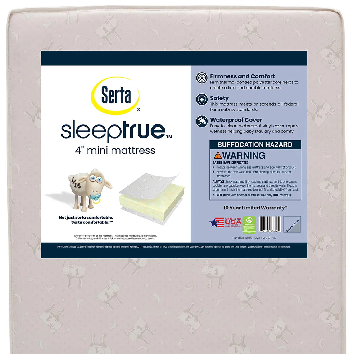 Delta Children Toddler Crib Mattress