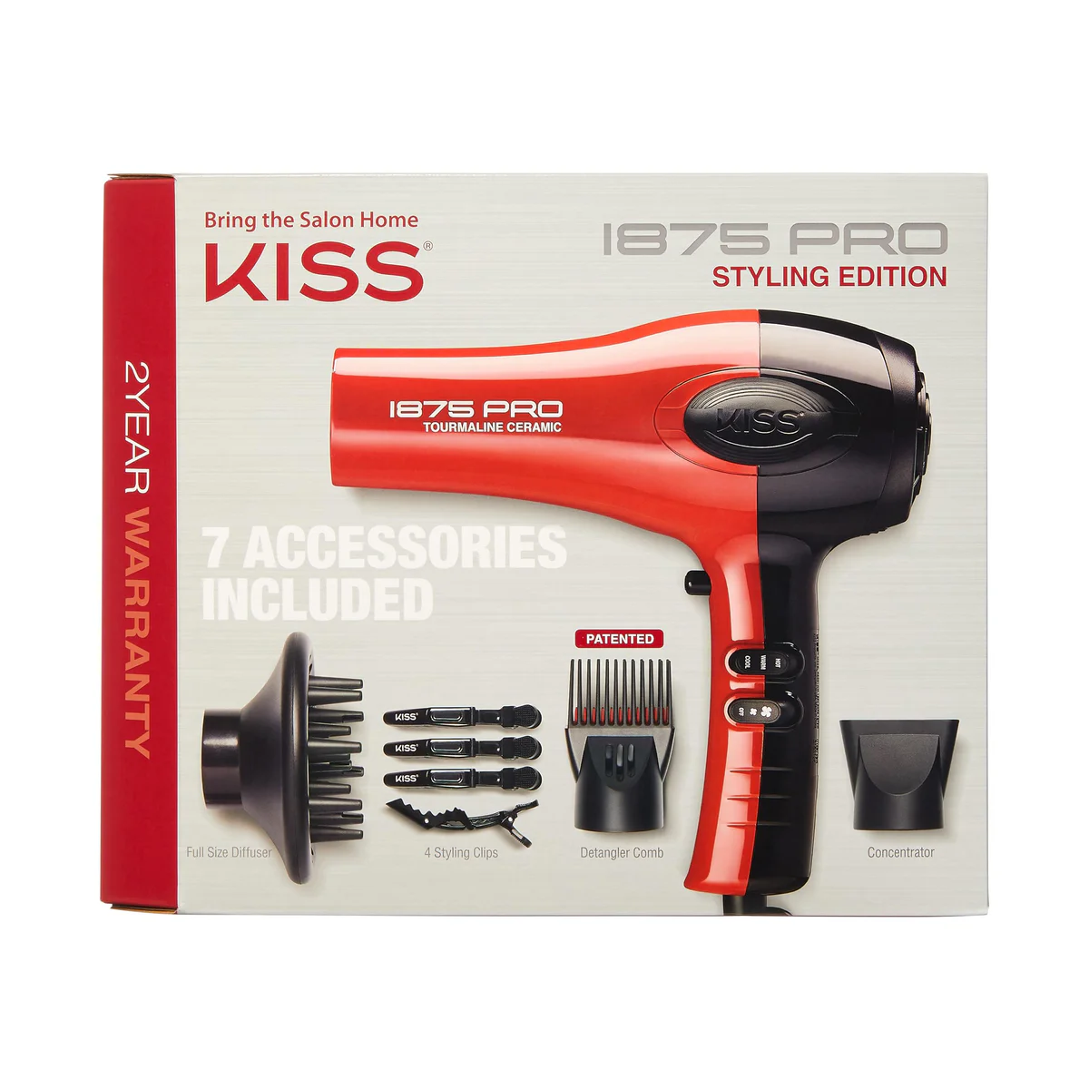 KISS 1875W Pro Tourmaline Ceramic Hair Dryer
