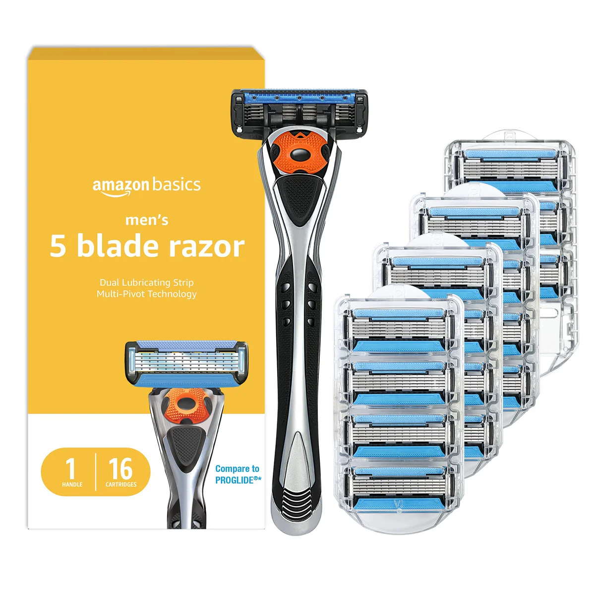 Amazon Basics Disposable Razors for Men and Women