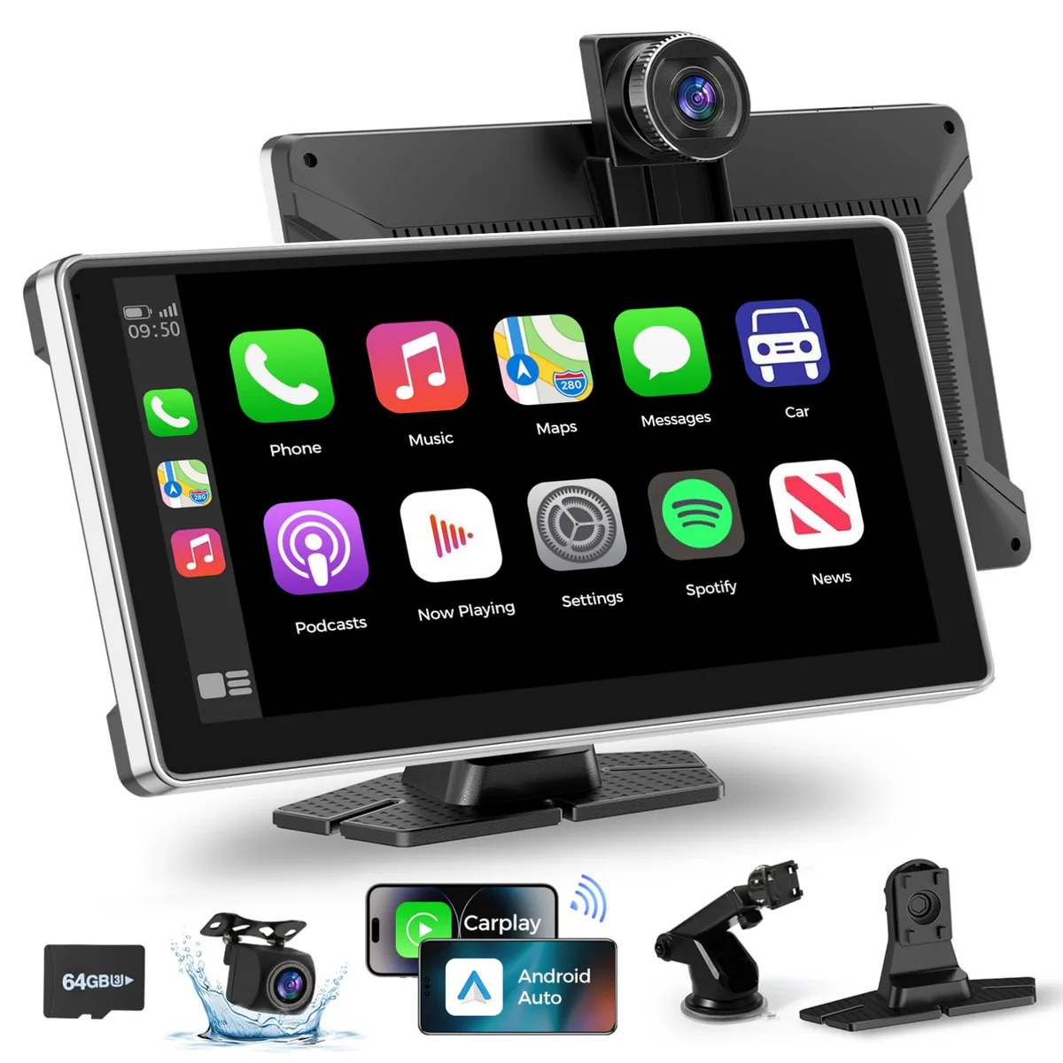 Moeckearla Wireless CarPlay Android Auto Receiver