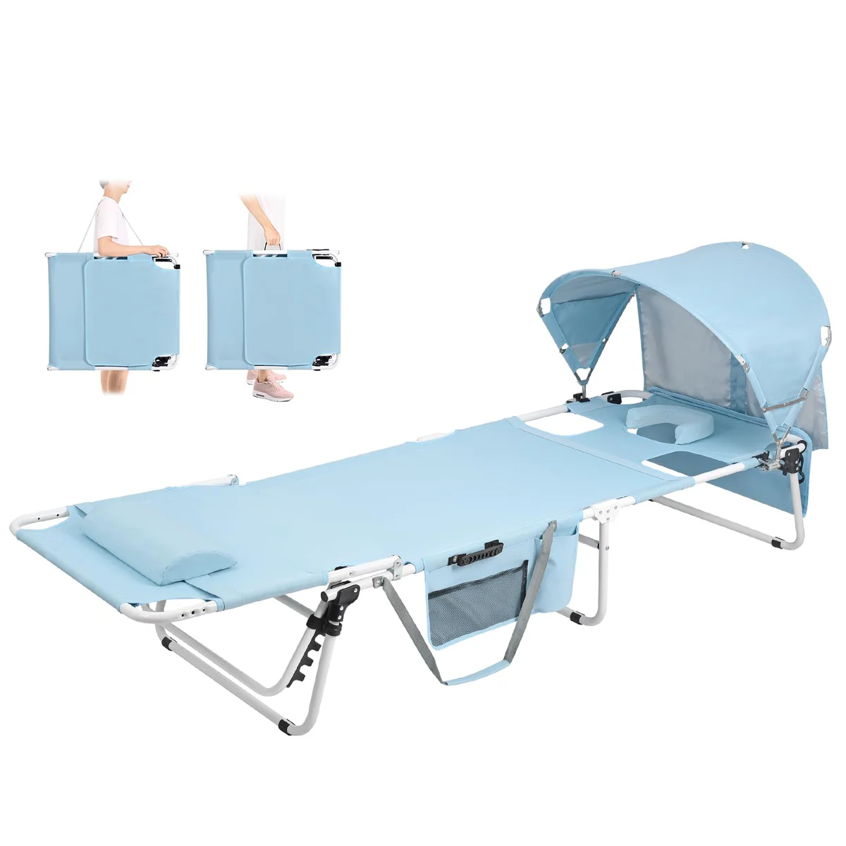 MINNDUDU, Folding Tanning Chair 