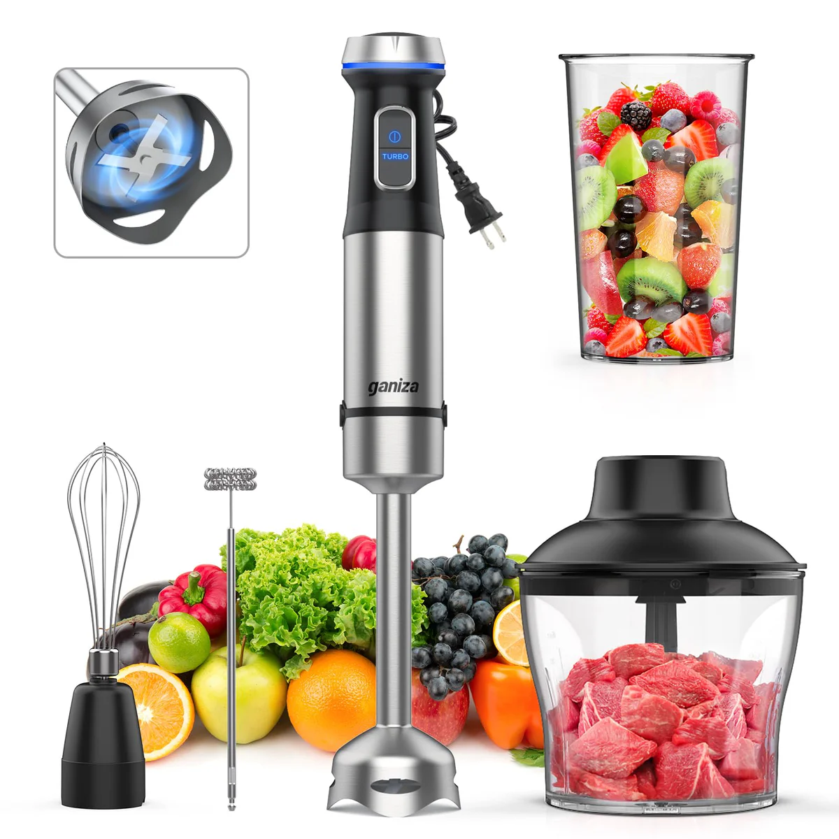 Ganiza Handheld Immersion Blender
