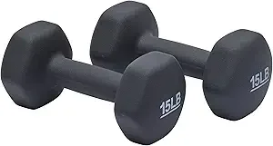 Amazon Basics Easy Grip Dumbbells