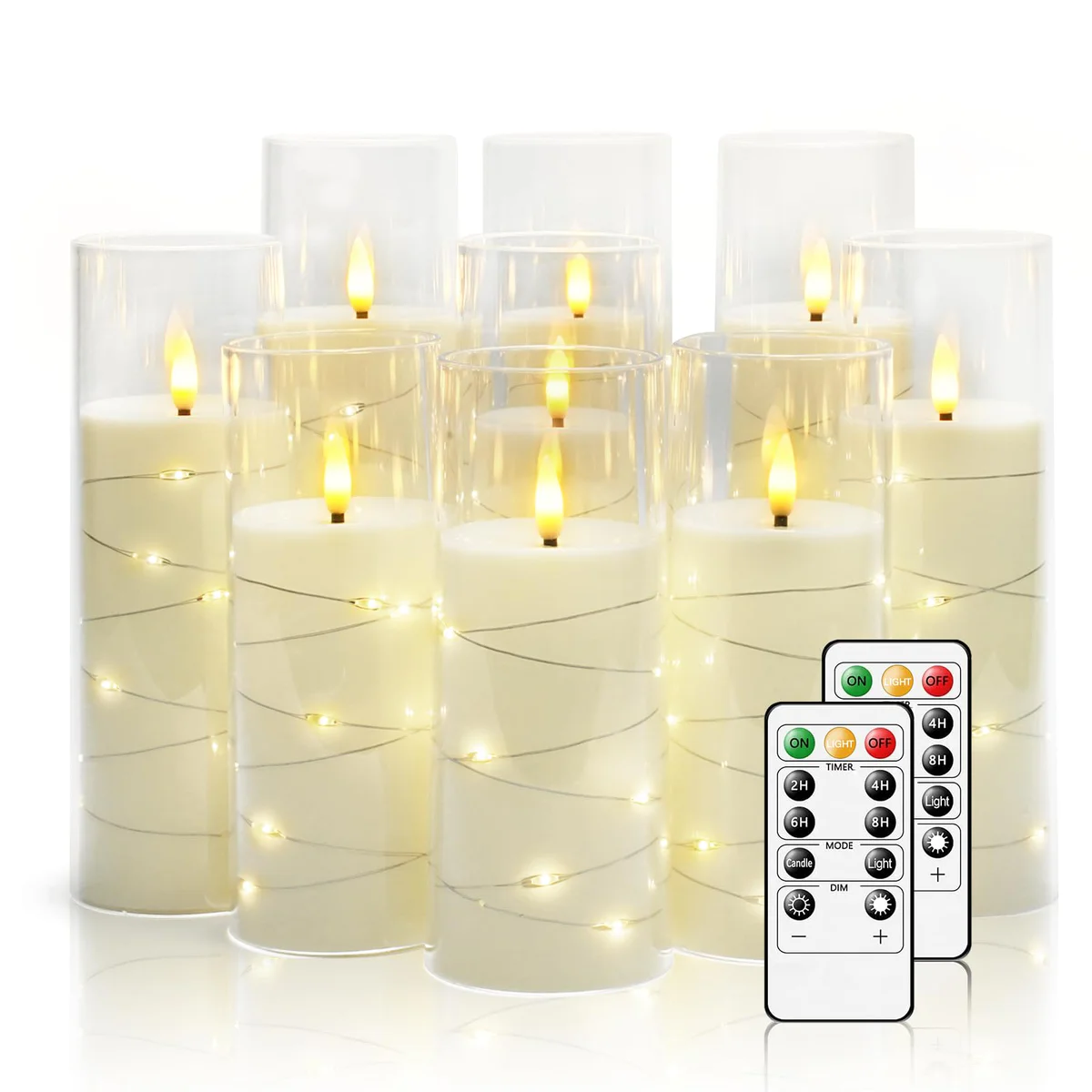 Nimiko Flameless LED Candle Set