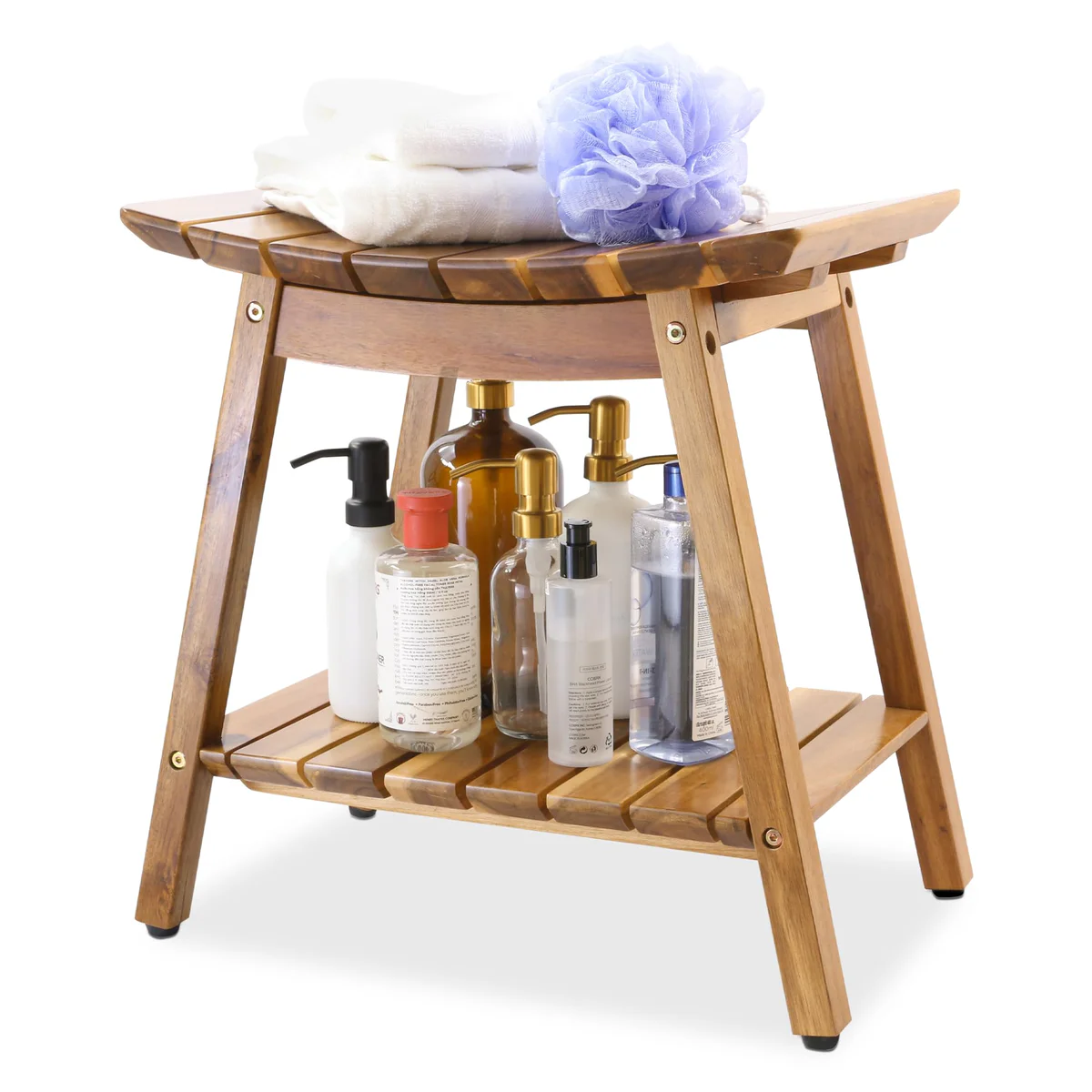 ENKEZI Shower Bench with Shelf