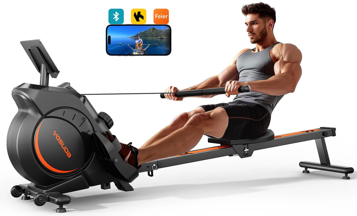 YOSUDA Magnetic Rowing Machine 350 LB Weight Capacity 