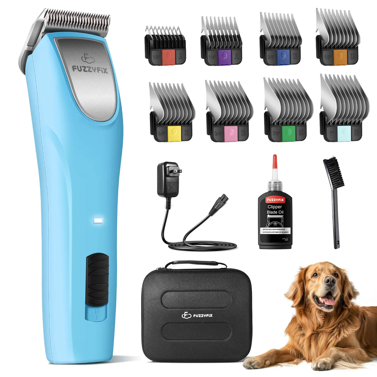 FuzzyFix Dog Grooming Clippers Kit